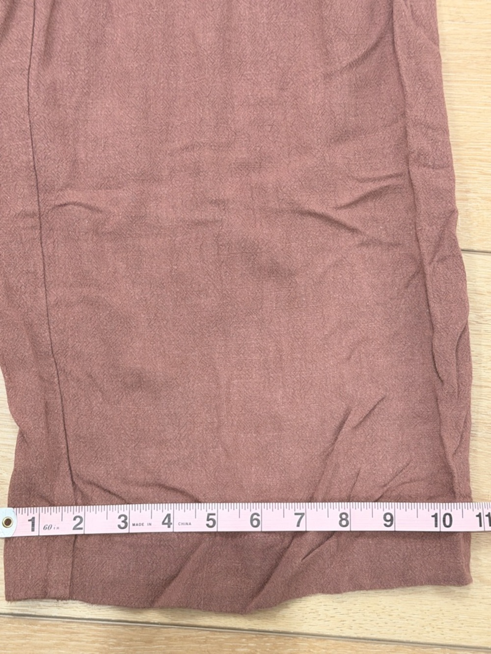 Z Supply Mauve Wide-Leg Crop Pants - Picture 8 of 8
